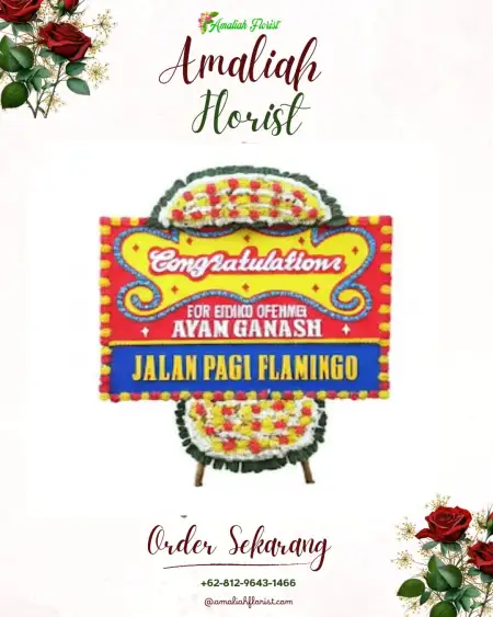 Sewa Papan Bunga Dompak